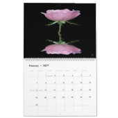 花の芸術12か月のカレンダー カレンダー (2月 2027)