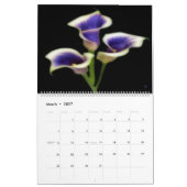 花の芸術12か月のカレンダー カレンダー (3月 2027)