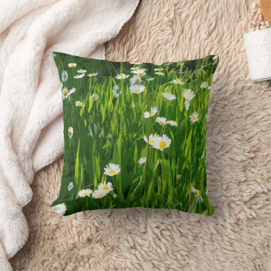 花の草原 クッション (ブランケット)