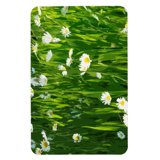 花の草原 マグネット (縦)