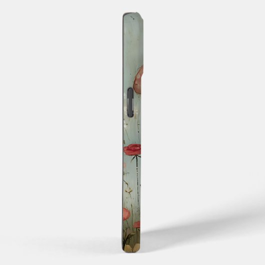 花の草地にかわいいキノコのカスタム妖精 Case-Mate iPhoneケース (裏面 / 右)