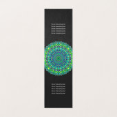 花の華美な曼荼羅 名刺 (内部フラット)