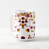 花の落下花びらクラシック – マグカップ15オンス コーヒーマグカップ (正面左)