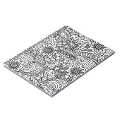 花の落書き ノートブック (左側)