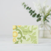 花の葉 名刺 (スタンド正面)