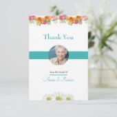 花の葬儀のサンキューカード サンキューカード (スタンド正面)