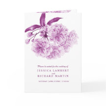 花の薄紫色のフローラの結婚水色