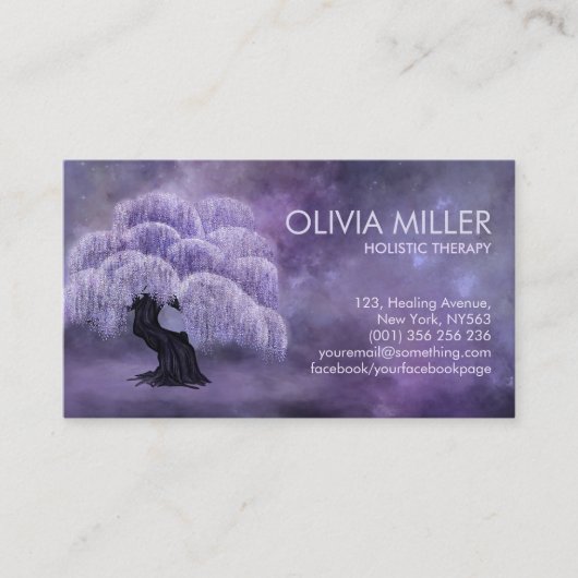 花の藤の木 名刺 (正面)