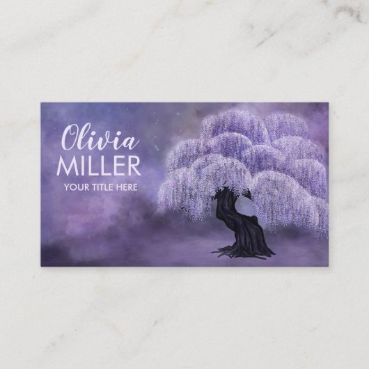 花の藤の木 名刺 (正面)