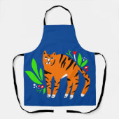 花の虎 エプロン (正面)