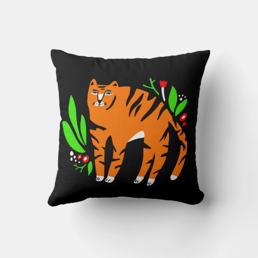 花の虎 クッション (裏面)