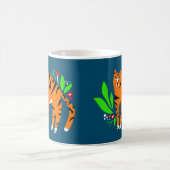 花の虎 コーヒーマグカップ (中央)