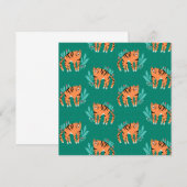 花の虎 招待状 (正面/裏面)