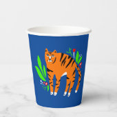 花の虎 紙コップ (裏面)