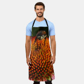 花の虫 エプロン (着用した状態)