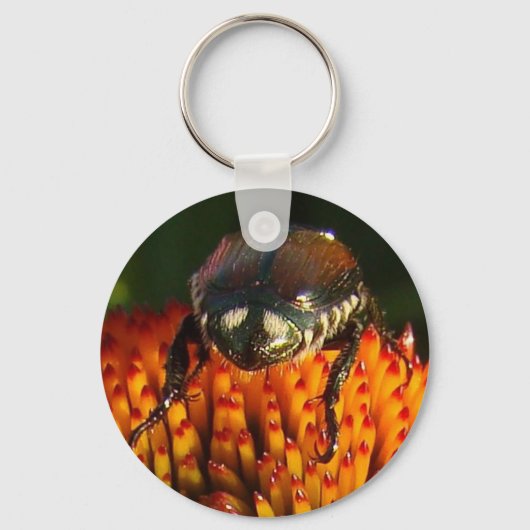 花の虫 キーホルダー (正面)