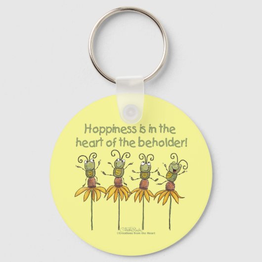 花の虫 キーホルダー (正面)