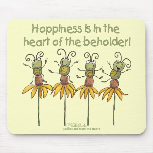 花の虫 マウスパッド (正面)