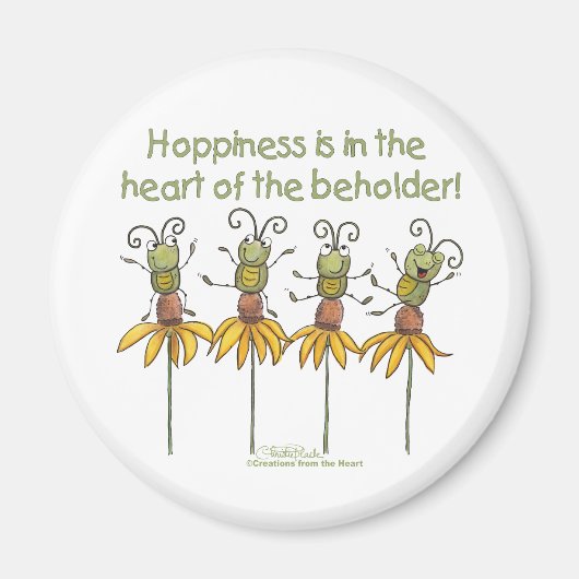 花の虫 マグネット (正面)