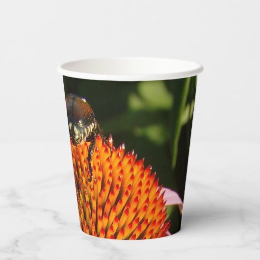 花の虫 紙コップ (裏面)