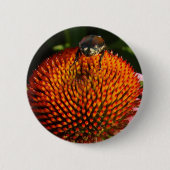 花の虫 缶バッジ (正面)