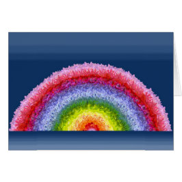 花の虹を通した日光