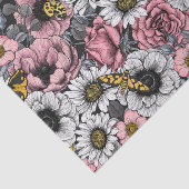 花の蛾はピンクとグレーで混ぜる 薄葉紙 (詳細)