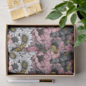 花の蛾はピンクとグレーで混ぜる 薄葉紙 (ギフト)