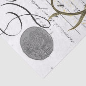 花の蜂のコラージュ 薄葉紙 (詳細)