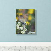 花の蝶かつお キャンバスプリント (インサイチュ (ウッドフロア))