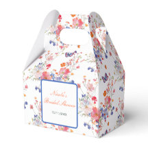 花の蝶の夏のブライダルシャワー