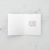 花の蝶の暖かい復活祭の願いの瓶 カード (内部)