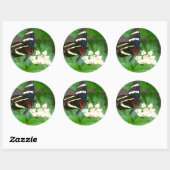 花の蝶シール ラウンドシール (シート)