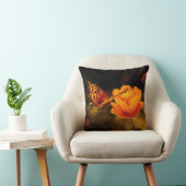 花の蝶着陸 クッション (椅子)