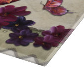 花の蝶 カッティングボード (角)