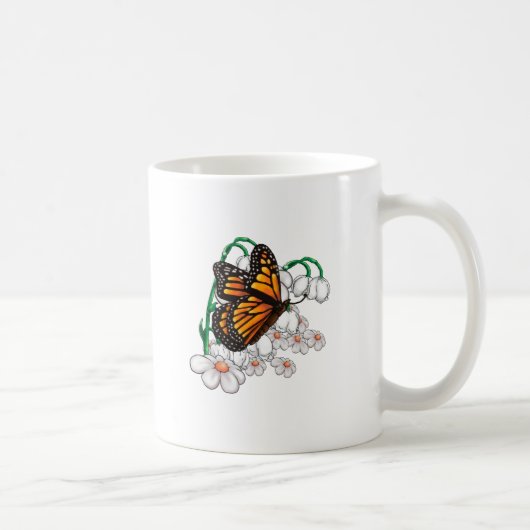 花の蝶 コーヒーマグカップ (右)