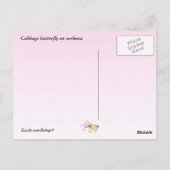 花の蝶 ポストカード (裏面)