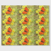 花の蝶 ラッピングペーパー (フラット)