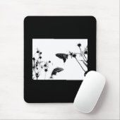 花の蝶（蝶） マウスパッド (マウス)
