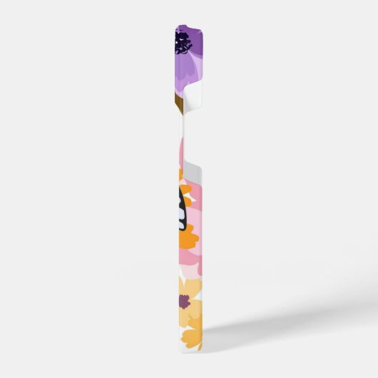 花の蝶 iPhoneケース (左側面)