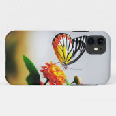 花の蝶iPhoneケース Case-Mate iPhoneケース (裏面(横))