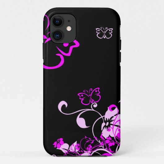 花の蝶iPhone 5の場合 Case-Mate iPhoneケース (裏面)