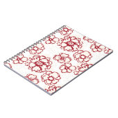 花の螺旋のノートブック ノートブック (左側)