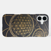 花の螺旋神秘 iPhoneケース (裏面横)