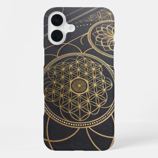 花の螺旋神秘 iPhoneケース (裏面)