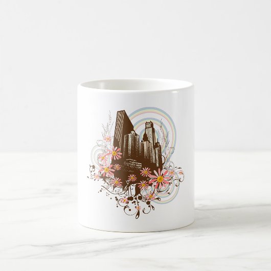 花の街 コーヒーマグカップ