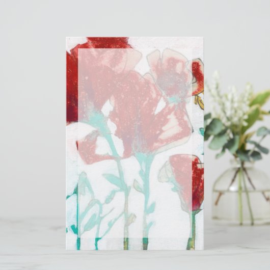 花の表現II 便箋 (スタンド正面)