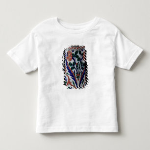 花の装飾が付いているポット、Iznik トドラーTシャツ