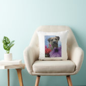 花の装飾用クッションの犬 クッション (椅子)