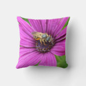 花の装飾用クッションの蜂 クッション (裏面)